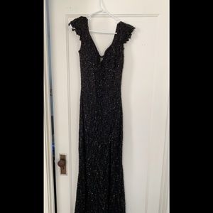 Womens prom dress. Worn once. Has slit in the leg